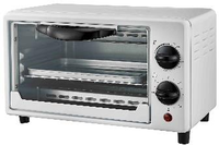 Entretien à domicile Mini électrique 7L 650W fenêtre en verre trempé résistant à la chaleur éléments QUARTZ indicateur de fonctionnement four