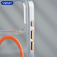 Coque de protection antichoc VAWI B375 avec cadre d'objectif magnétique pour iPhone 17 Pro Max Air Fundas De Celulares