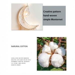 Grands attrape-rêves étoilés faits à la main, carillons éoliens nordiques, décoration d'intérieur, ornement attrape-rêves - Product Image 4