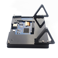 Casing Akrilik Layar Sentuh 5 Inci (Hanya Casing) untuk Dudukan Monitor Raspberry Pi 5 Inci, Braket untuk Raspberry Pi 4 3 B LCD