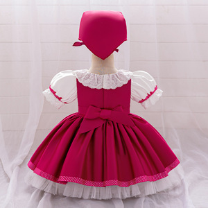 Nuovo Abito Estivo in Raso Senza Maniche per Bambina, <span class=keywords><strong>Vestito</strong></span> da Cerimonia con Fiori, Abito per Bambina di <span class=keywords><strong>1</strong></span> <span class=keywords><strong>Anno</strong></span> per Compleanno e Natale - Product Image 6