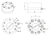 Cellule de charge 6 axes pour système de mesure de la force du bras robot