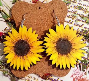 You Are <span class=keywords><strong>My</strong></span> <span class=keywords><strong>Sunshine</strong></span> Jewelry orecchini pendenti in legno moda fatti a mano margherita girasole regali di compleanno naturali per le donne personalizzati - Product Image 5