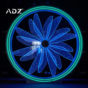 ADZ LED schillerndes Hintergrund lüfter blatt kann die kunden spezifische Größe der Lichtfarbe für Weihnachten steuern - Product Image 2