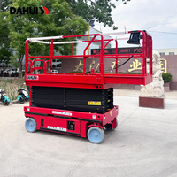 Plateforme élévatrice à ciseaux hydraulique électrique autopropulsée avec système de conduite autonome, hauteur maximale de 16 m pour des travaux en hauteur efficaces