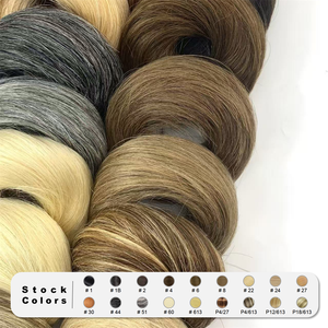 Extensions capillaires en gros de style populaire, postiche en cheveux naturels, <span class=keywords><strong>chignon</strong></span> blond en forme de donut, <span class=keywords><strong>chignon</strong></span> en cheveux naturels, accessoires d'extension de queue de cheval, <span class=keywords><strong>chignon</strong></span> - Product Image 5