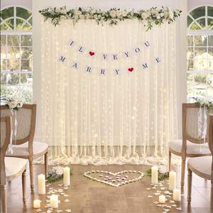 <span class=keywords><strong>Guirlande</strong></span> de rideaux de Noël, décorations de Noël pour la maison, cadeaux pour les anniversaires, la fête des mères - Product Image 5