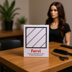 Barres de cheveux traitées et rectifiées Fervi pour extensions de cheveux mélangés - Product Image 3