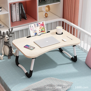 Dormitorio de estudiantes Soporte plegable para computadora portátil Cama cómoda para escritorio de computadora para espacios pequeños para estudiantes y profesionales ocupados - Product Image 6