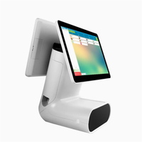 Terminal Punto de Venta WUXIN Todo en Uno de 15.6 Pulgadas con Windows y Android, Caja Registradora, Tableta con Pantalla Táctil e Impresora para Sistemas de Venta Minorista