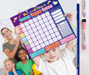 Tabella di ricompensa magnetica tabella di ricompensa magnetica per bambini con cancellazione a secco della nanopologia - Product Image 2