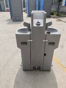 Station <span class=keywords><strong>de</strong></span> lavage des mains portable, autonome, extérieure, en HDPE, écologique, durable, pour maisons conteneurs - Product Image 5