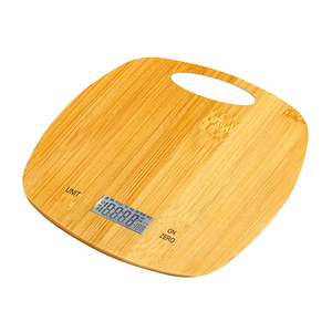 Cân điện tử nhà bếp bằng tre tự nhiên BSCI OEM di động 20kg, giá rẻ, sản xuất tại nhà máy - Product Image 1
