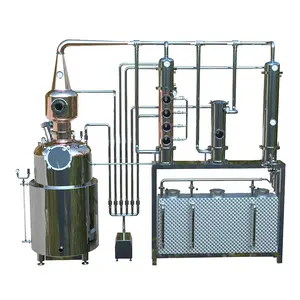 Copper rum whiskey whisky vodka brandy ethanol liquor alcohol distillation machine