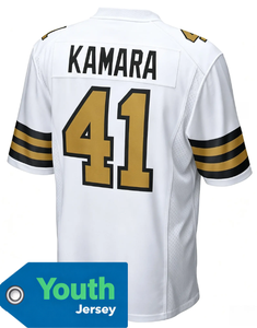 Großhandel Hochwertige Jugendtrikots 7 #   Hügel 41 #   Kamara 12 #    Olave Bestickte American Football Trikots Individualisierbare Trikots - Product Image 2