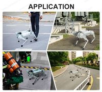 Robot chien à quatre pattes pour l'inspection industrielle et la logistique, charge utile de 6 kg