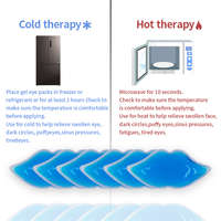 Compresse de gel réutilisable chaude et froide pour les lèvres, compatible congélateur et micro-ondes, pour soulager la douleur et le stress