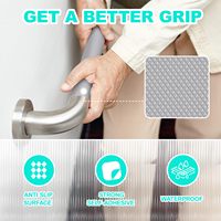 Xuri Grey Grip Tape Ruban adhésif en caoutchouc souple Ruban antidérapant imperméable ultra résistant avec adhésif texturé pour le bricolage