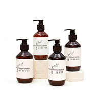 Ensemble d'articles de toilette en gros pour hôtels, kit de shampoing rechargeable en flacon pompe pour hôtels, kit de soins corporels grand format pour l'hôtellerie