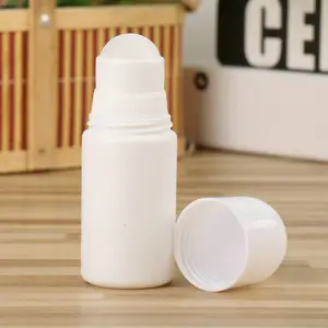 50ml PE plástico de desodorante roll on garrafa, rolo corpo perfumado garrafa, frasco de Desodorante