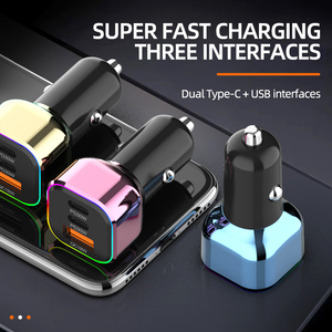 Cargador <span class=keywords><strong>de</strong></span> coche PD USB C <span class=keywords><strong>de</strong></span> 30W, carga rápida, 2 puertos, PD3.0, potenciador <span class=keywords><strong>de</strong></span> carga rápida para <span class=keywords><strong>iPhone</strong></span> 16 15 14 13 <span class=keywords><strong>12</strong></span> 11 Pro, <span class=keywords><strong>salida</strong></span> máxima <span class=keywords><strong>de</strong></span> 5V/2.4A - Product Image 4