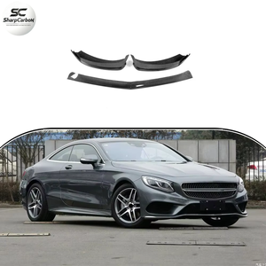 สปอยเลอร์กันชนหน้ารถคาร์บอนไฟเบอร์ S550 S500สำหรับ <span class=keywords><strong>Mercedes</strong></span>-Benz <span class=keywords><strong>S</strong></span> Class W217 C217 <span class=keywords><strong>Sport</strong></span> <span class=keywords><strong>Coupe</strong></span> 2014-2017 - Product Image 2
