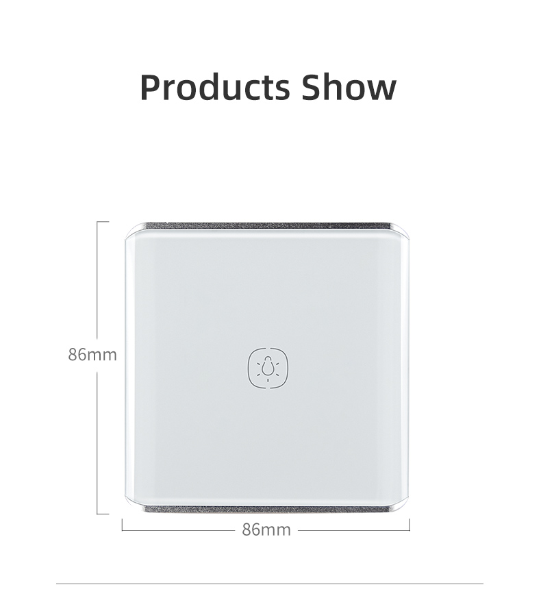 smart life App tuya zigbee 3.0 light switch Amazon Alexa UK standard 86 Touch switch smart thing wall touch light switch