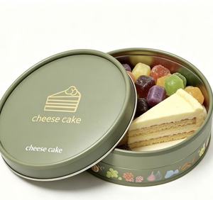 Eco Friendly Kraft Paper Canister, Food Grade Round <b>Cardboard</b> <b>Tube</b> Box for Cheesecake, Candy,Baking Dessert & Bakery Gift - Product Image 3