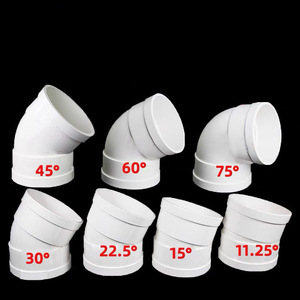 Raccord coudé micro-écarté en PVC, petit angle, diamètres 11, 25, 15, 22, 5, 30, norme nationale, accessoires pour tuyaux d'évacuation, connecteur à diamètres égaux - Product Image 2