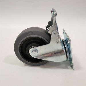 CMCL 4 Zoll antistatische Rollenrad grau Werkstatt Rollenrad ESD TPR-Rolle - Product Image 3