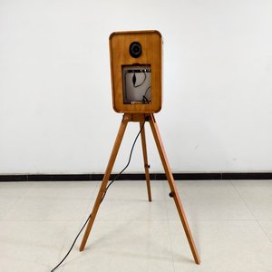 Cabina de fotos de madera Estilo rural vintage Compre una máquina de cabina de fotos con soporte para impresora - Product Image 6