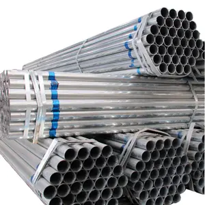 Tubo de aço galvanizado redondo de alta qualidade para suporte de aço galvanizado redondo por imersão a quente para construção