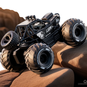 Coche de Carreras Todoterreno RC <span class=keywords><strong>4x4</strong></span> de Aleación 2.4G con <span class=keywords><strong>Control</strong></span> Remoto, Coche de Juguete Crawler de Metal con <span class=keywords><strong>Radio</strong></span> <span class=keywords><strong>Control</strong></span>, Controlado por App, 8K UHD 1:16 - Product Image 1