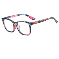 Prix d'usine vente en gros lunettes Anti-lumière bleue rétro plat PC matériau logo personnalisé