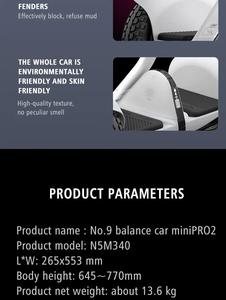 Mini Pro 2 hai bánh xe tự cân bằng Xe tay ga hoverboards 18 km/h 35km tự cân bằng Xe tay ga với Bluetooth cho trẻ em - Product Image 6