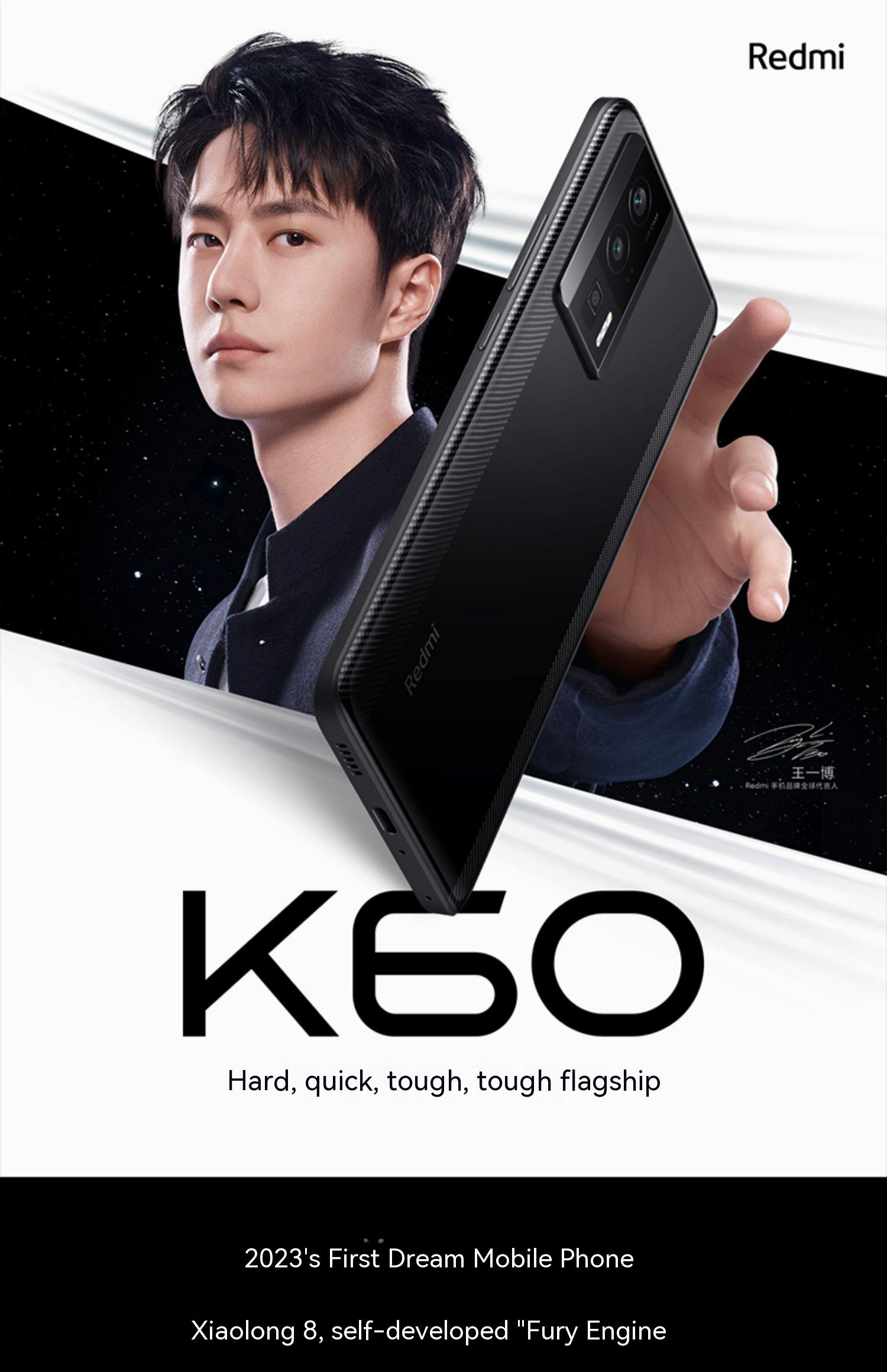 Redmi K60 Snapdragon 8 Gen 1 Smartphone 12GB+256GB 2K 120Hz