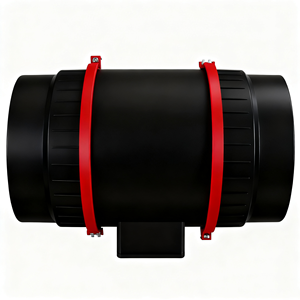 พัดลมดูดอากาศแบบอินไลน์ขนาด 8 นิ้ว ไม่มีตัวควบคุม OEM 110-240V สำหรับระบบไฮโดรโปนิกส์ - Product Image 6