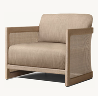 Ensembles de meubles de jardin LUXORA pour l'extérieur, chaise longue en teck pour hôtel, mobilier d'extérieur moderne et luxueux, chaise longue pour cour