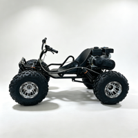 Kart à pédales tout-terrain, buggy, kart à 4 roues, essence, course pour adultes, haute vitesse, pour divertissement en plein air