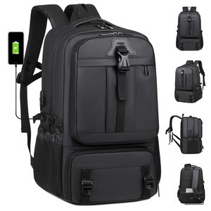 กระเป๋าเป้กันน้ำคุณภาพสูงสำหรับเล่นกีฬาและใช้ในชีวิตประจำวัน พร้อมช่องใส่ USB สำหรับเดินทาง ทำงาน และใส่แล็ปท็อป มีช่องเก็บรองเท้า - Product Image 1