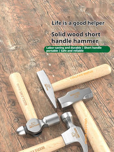 Martillo de garra de acero aleado con mango de madera y soporte magnético para clavos, ideal para bricolaje, carpintería y reparaciones, a buen precio. - Product Image 6