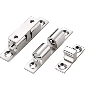 Đồ nội thất cửa tủ Brass kép bóng con lăn bắt Latch từ đóng cửa