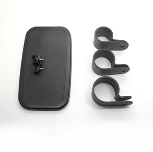 Wholesale New Rectangle <b>Plastic</b> UTV ATV Side <b>Mirrors</b> Mounting Brackets for 1.5" 1.75" 2" Rectangles UTV ATV Accessories - Product Image 1