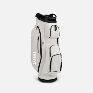 Sac de golf sur mesure OEM en cuir PU imperméable avec 14 compartiments, matériaux recyclés disponibles - Product Image 3
