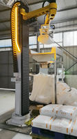 Désengaucheteuse pour Terre de Diatomées (Aide Filtrante), Bras Robotique, 25 kg/sac, 100 Sacs/h, Collecte Automatique des Déchets, PLC, Trémie en Acier Inoxydable