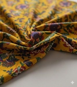 Tela de Algodón Estampada a Mano, Tejido Textil con Patrones para Prendas y Decoración del Hogar - Product Image 2