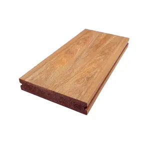 Korea stock supply wood plastic composite engineer flooring 20mm 25mm environmental protection engineering wood floor