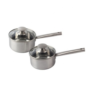Hot Sell New Design Non-stick <b>Pan</b> Cookware <b>Set</b> 3-Ply Stainless Steel Sauce <b>Pan</b> with Lid - Product Image 3