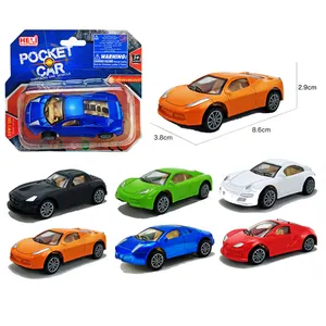 Mini Pull Back Engineering Car Alloy Model Toy 1:55 Die Casting Metal Vehicles Racing Car Model Ornaments Children's Gift