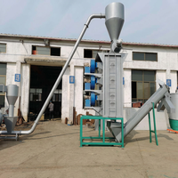 Ligne de lavage de plastique HAORUI 1000 kg/h pour film PE PP, machine de recyclage du plastique à vendre